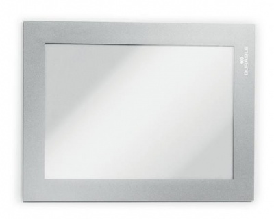 Informačný panel, A6, DURABLE "DURAFRAME®", strieborný