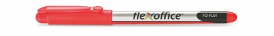 Liner, 0,3 mm, FLEXOFFICE "FL01", červený