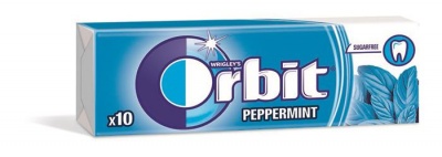 Žuvačka, 14 g, ORBIT "Peppermint dražé"