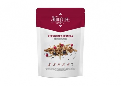 Granola, 60 g, HESTER`S LIFE "Veryberry", ríbezľová