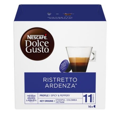 Kávové kapsule, 16 ks,  NESCAFÉ DOLCE GUSTO "Ristretto Ardenza"