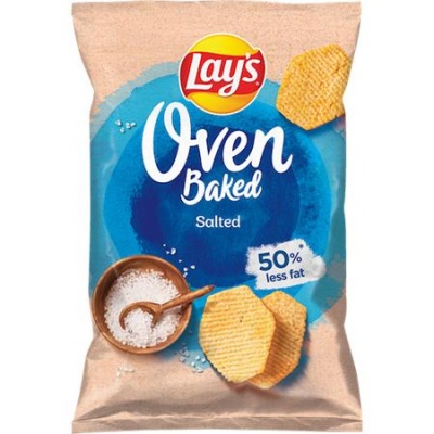 Chipsy, 110 g, LAYS "Oven baked", solené