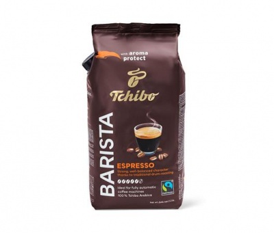 Káva, pražená, zrnková, 1000 g, TCHIBO "Barista Espresso"