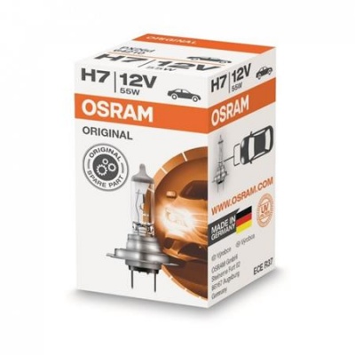 Halogénová žiarovka, do auta, H7, 55W, 12V, OSRAM, "Original Line", 1 ks