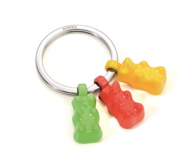 Kľúčenka, s 3 charm ozdobami, TROIKA "Haribo"