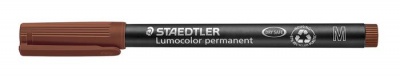 Permanentný popisovač, OHP, 1 mm, STAEDTLER "Lumocolor® 317 M", hnedá