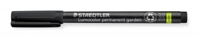 Permanentný popisovač, M, kužeľovitý, STAEDTLER "Lumocolor Garden 319 GM", čierny