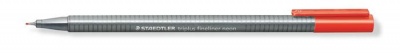 Liner, 0,3 mm, STAEDTLER "Triplus 334", neónovo červený