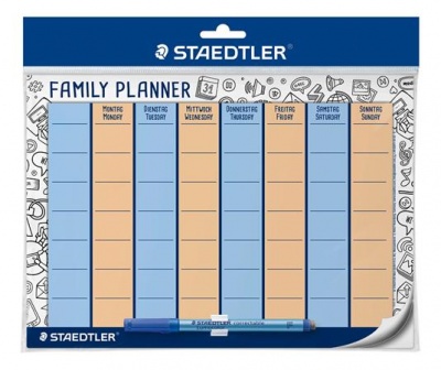 Plánovacia tabuľa, rodinná, zotierateľná, STAEDTLER "Lumocolor® 641 FP"