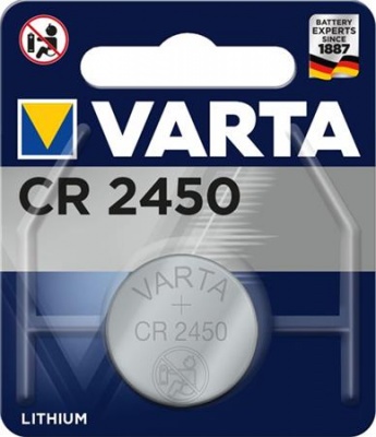 Gombíková batéria, CR2450, 1 ks, VARTA "Professional"