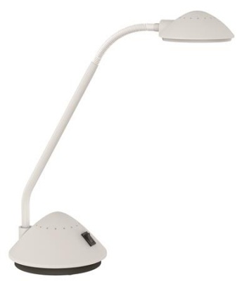 Stolová lampa, LED, MAUL "Arc", biela