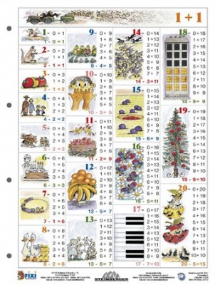 Učebná pomôcka, A4,  STIEFEL "Sčítanie II." - výrobok v MJ